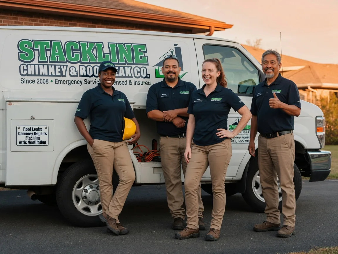 Chimney flashing repair company in Fletcher, NC